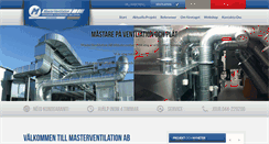 Desktop Screenshot of mastervent.se